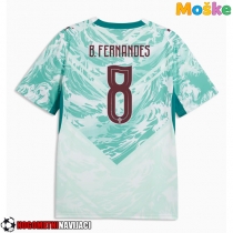 Moške Nogometnih dresov Portugalska Bruno Fernandes #8 Gostujoči SP 2026 Kratki rokavi